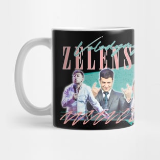 Zelensky Ukraine / Retro Fan Art Design Mug